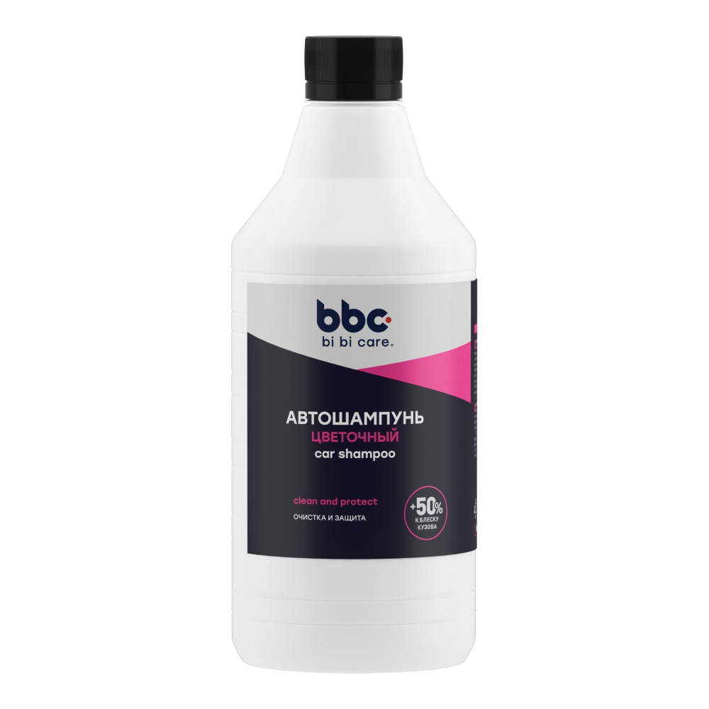 Ln4124 LAVR BiBiCare Автошампунь с полирующим эффектом цветочный 1л
