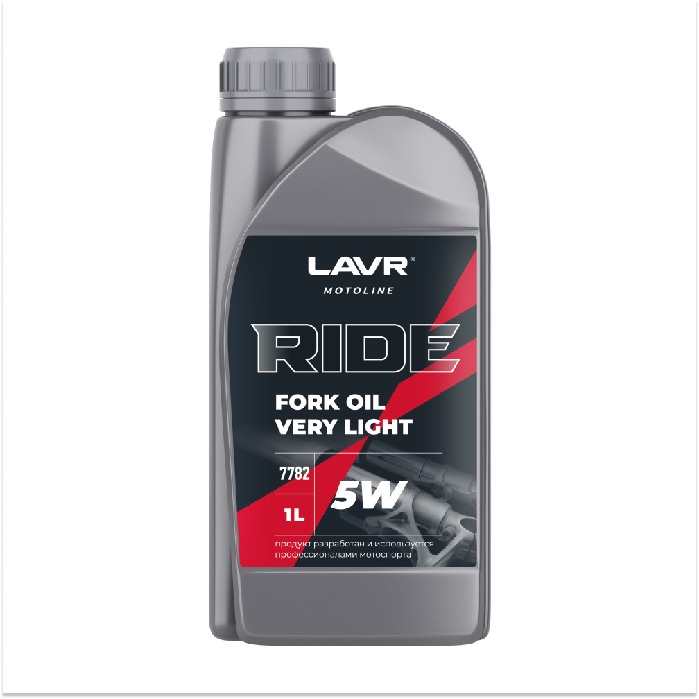 Ln7782_LVR LAVR MOTO Вилочное масло RIDE Fork oil 5W, 1 л