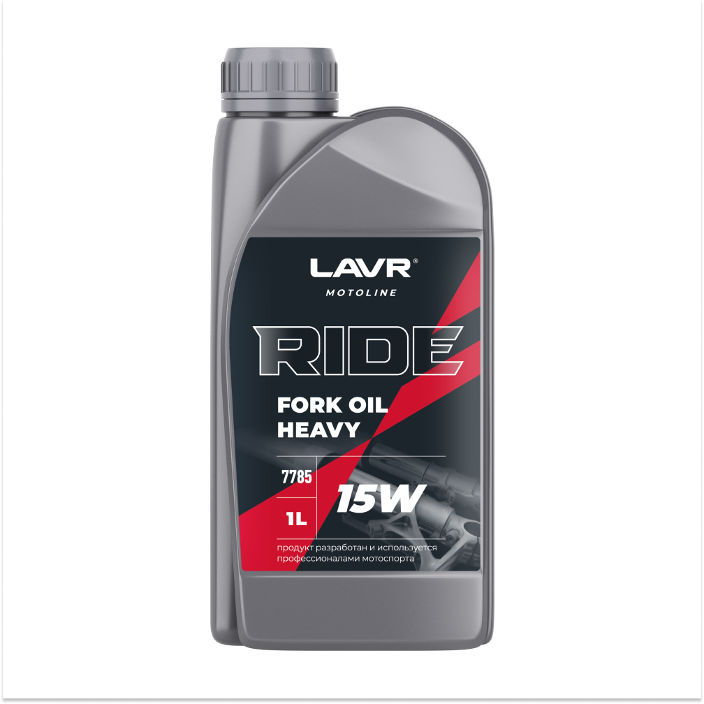 Ln7785_LVR LAVR MOTO Вилочное масло RIDE Fork oil 15W, 1 л
