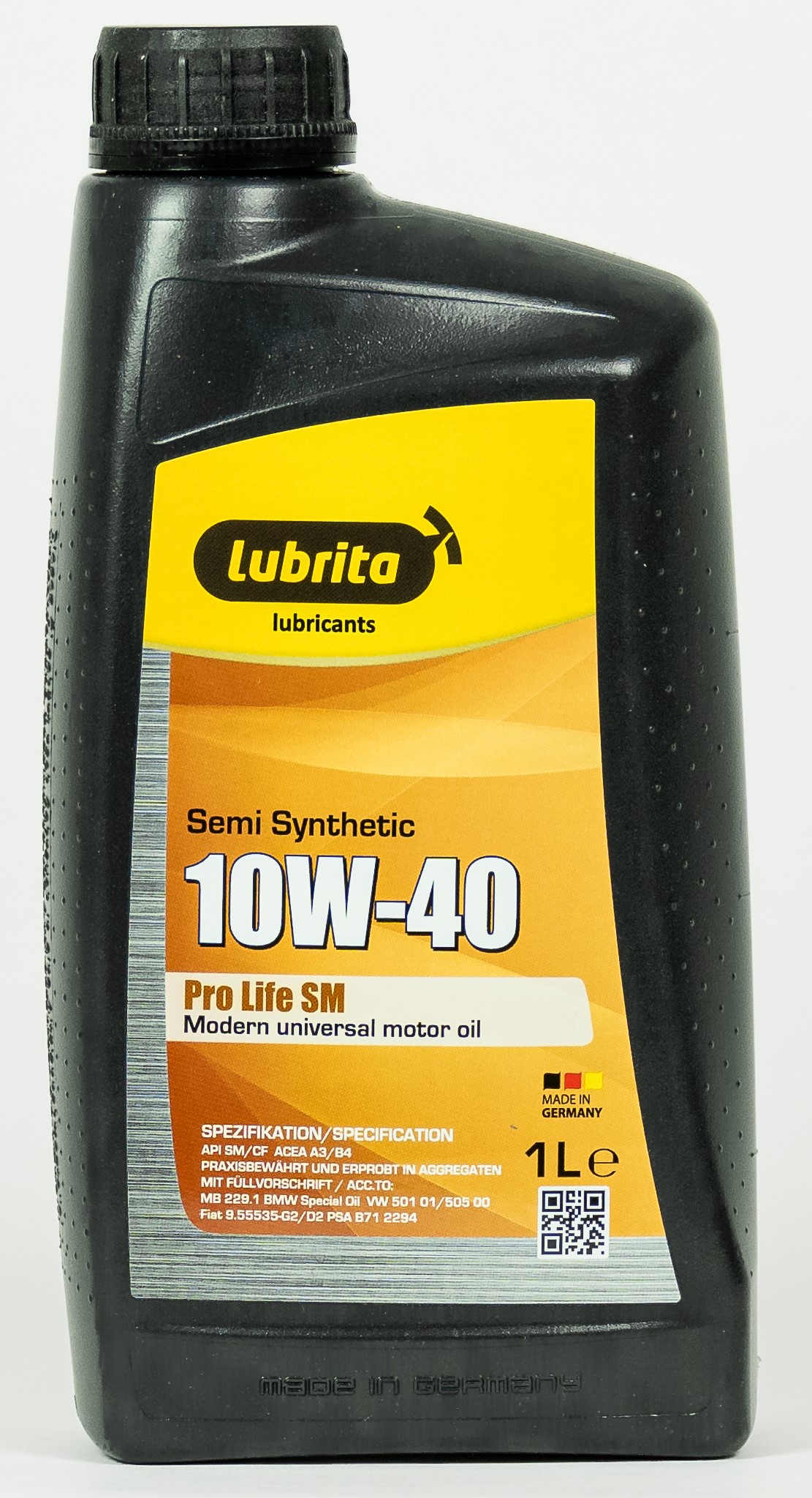 ST-PVL-4021-1L LUBRITA Моторное масло Pro Life SM SAE 10W-40 1L