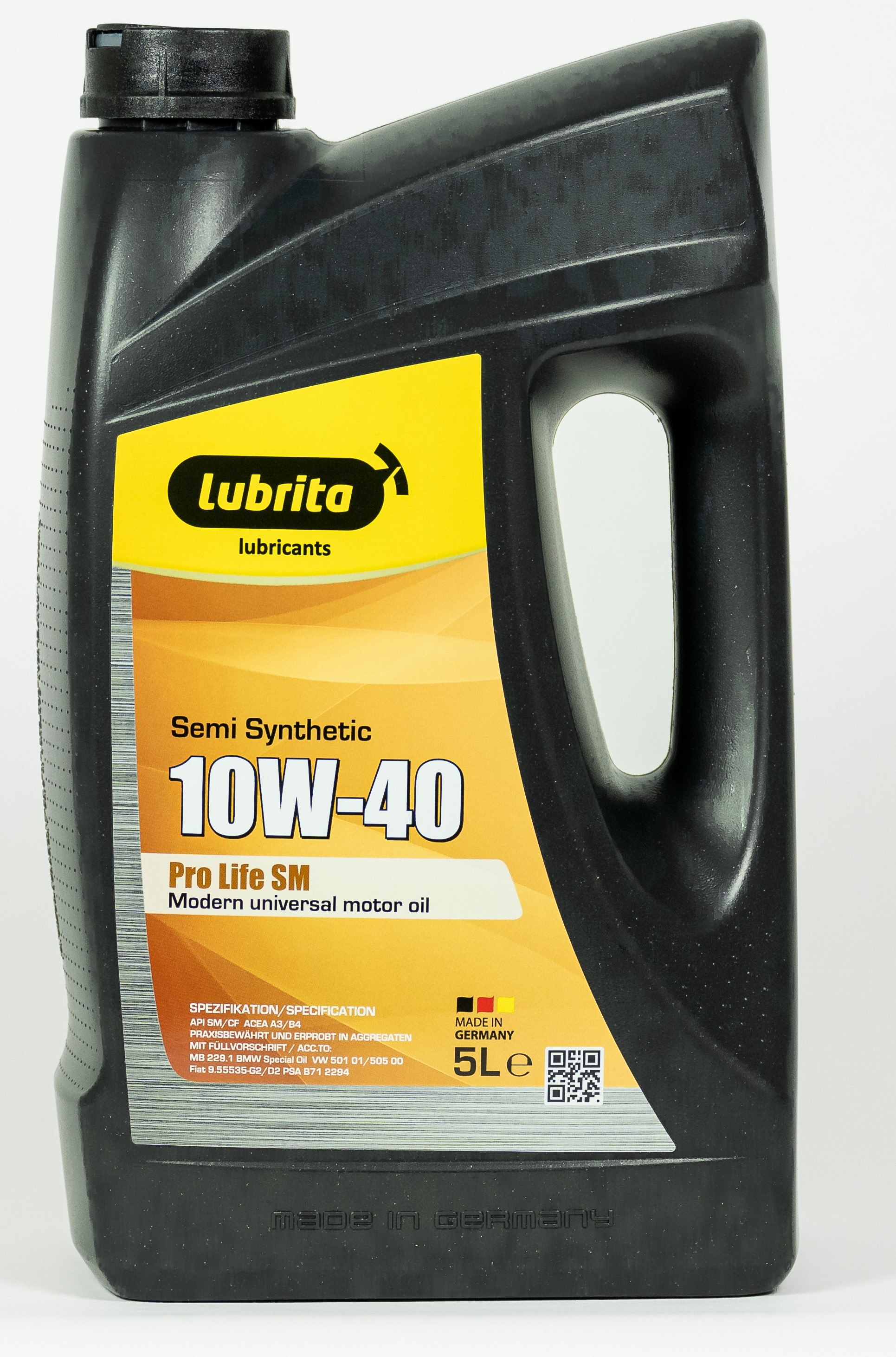 ST-PVL-4021-5L LUBRITA Моторное масло Pro Life SM SAE 10W-40 5L