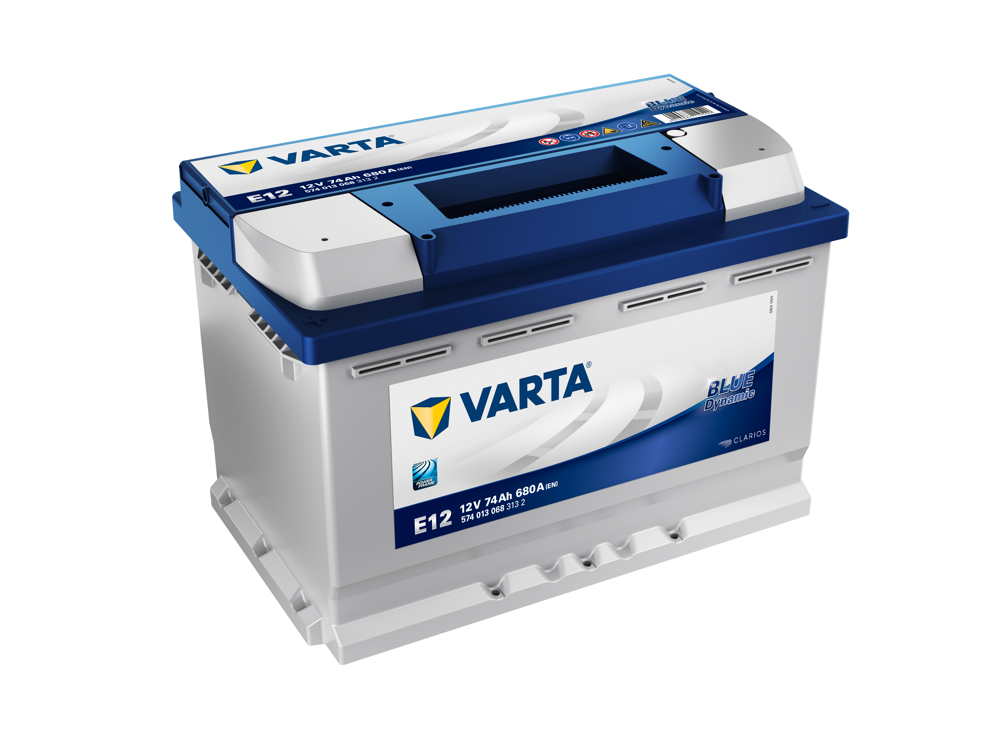 574013068 VARTA Аккумулятор 74Ah  574013 "+  -" 278x175x190